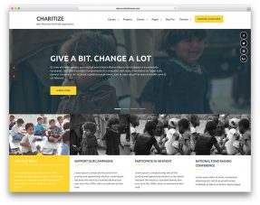 free charity WordPress themes