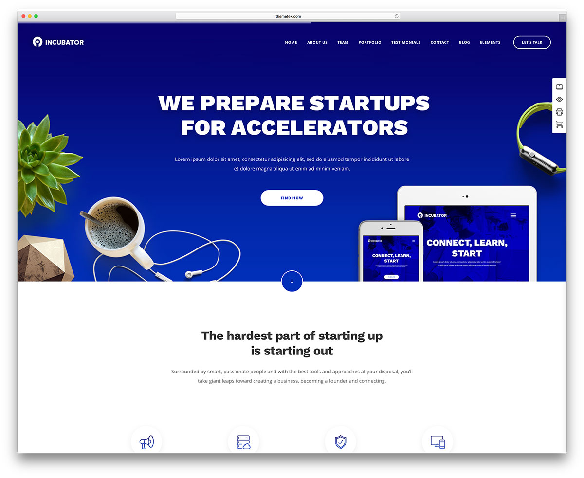 incubator-tech-startup-wp-template
