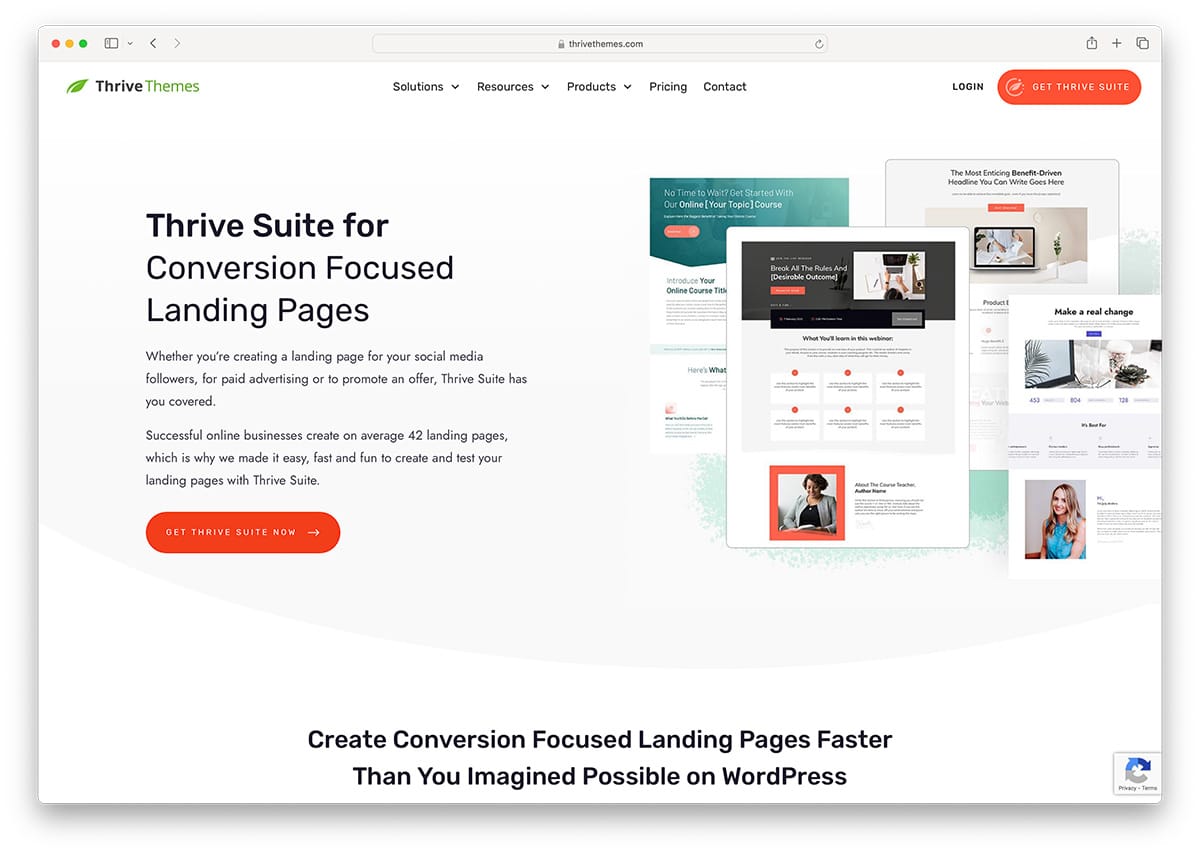 Thrive Suite - Landing page building solution for WordPress